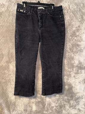 Lee Natural Bootcut Jeans Black Size 12 Medium Short